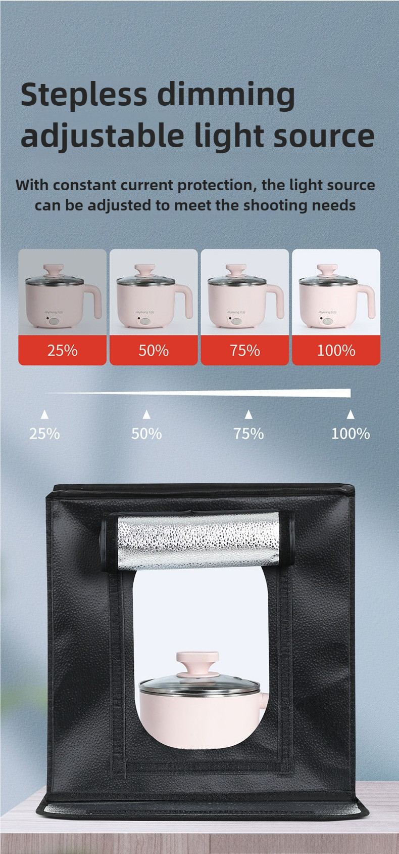 Photography Led Lighting Kit - 40cm Photography LED Studio Lightbox Photo