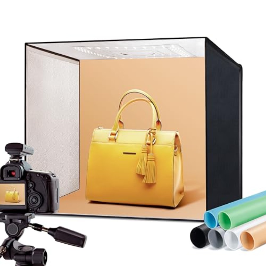 Photography Lighting For Studio - RALENO Photo Studio Light Box 20''x20''