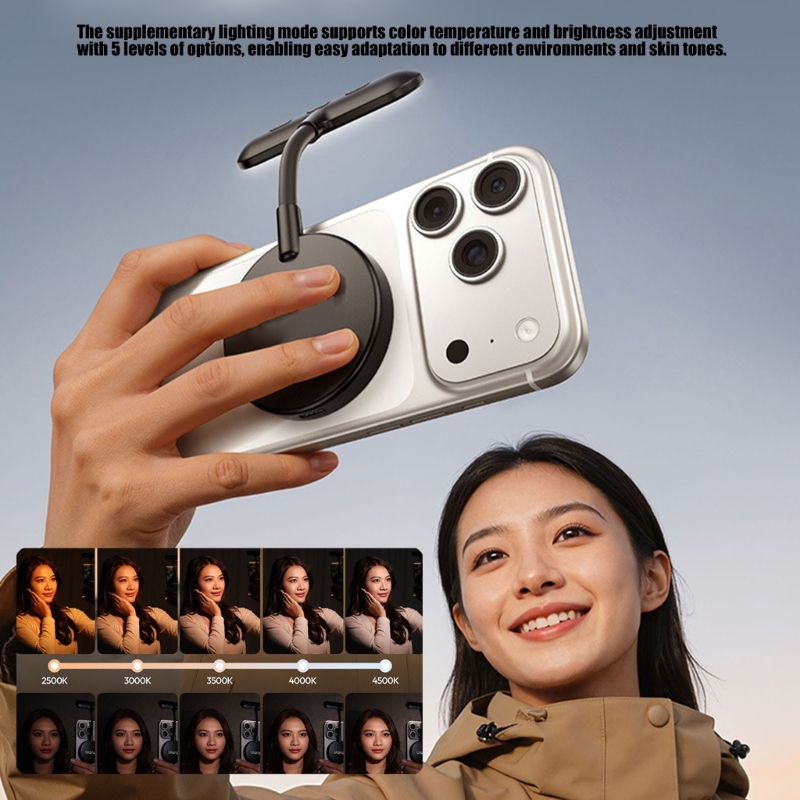 Lighting In Photography Book - Portable ABS LED Phone Lamp Book