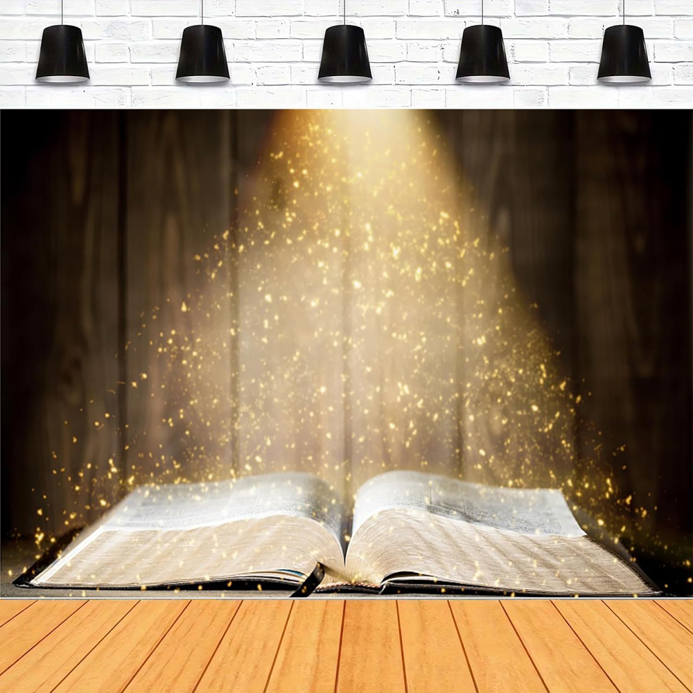 Lighting In Photography Book - Magic Book Photography Backdrop Enchanted Book