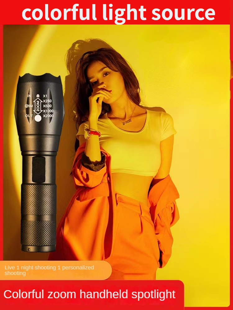 Photography Lighting Portrait - LED photography flashlight rgb fill light