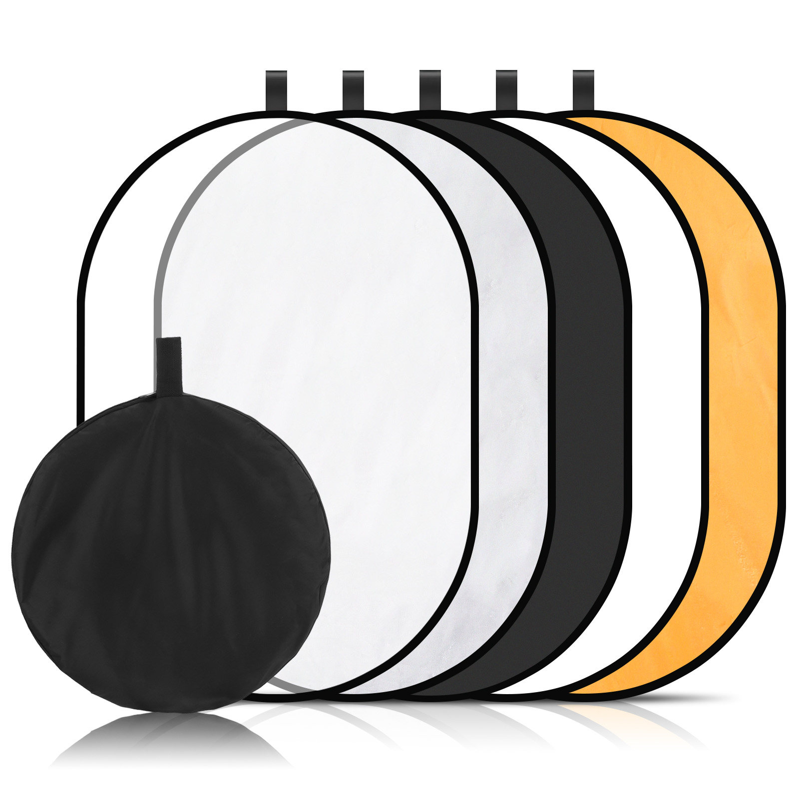 Photography Lighting Modifiers - 1Set Sturdy Nylon Five-in-One Light Reflector
