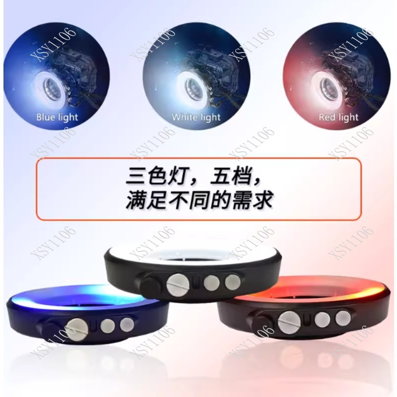 Photography Lighting Lamp - RGB LED Underwater Diving Flashlight Macro