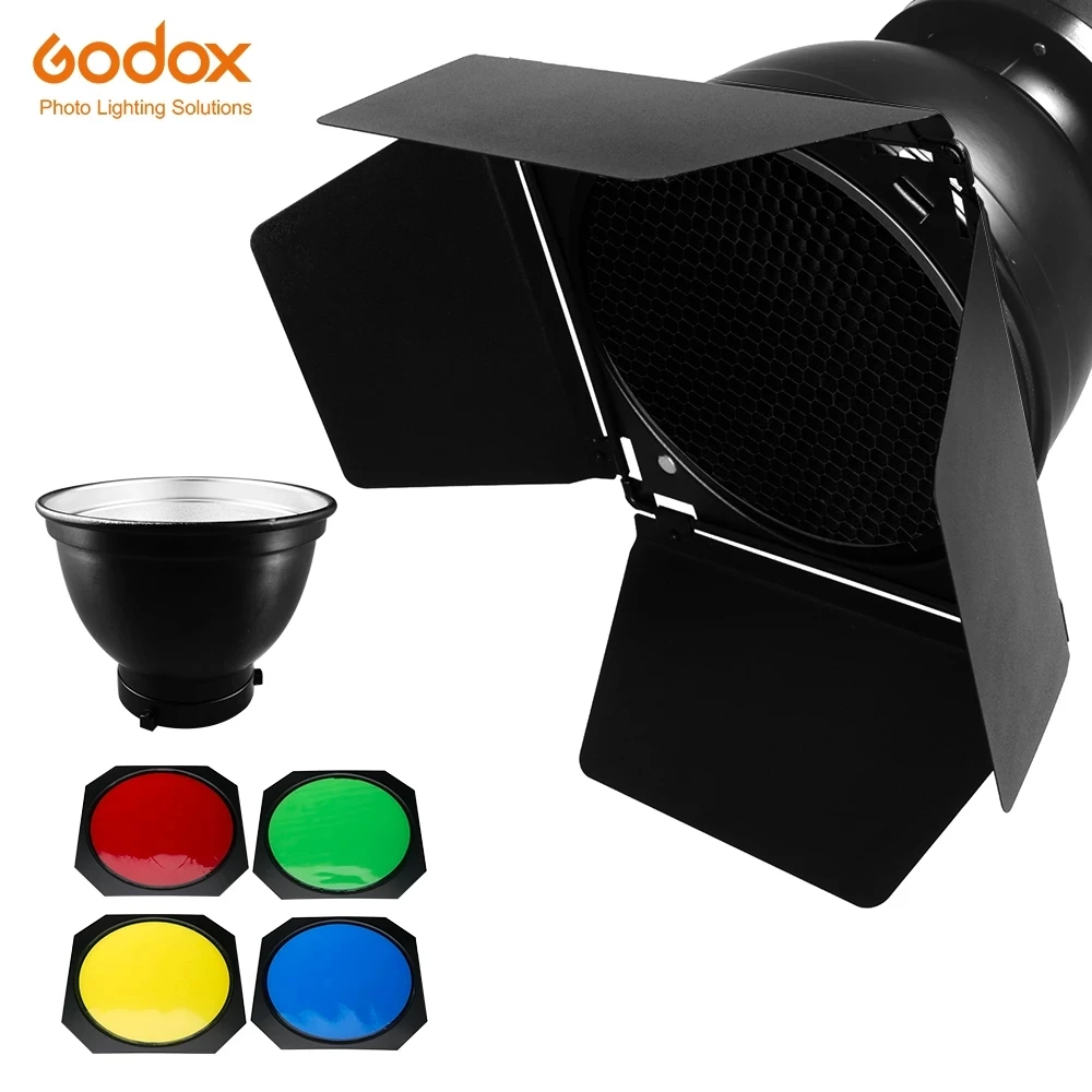 Godox BD-04 Barn Door Standard – Honeycomb Grid Filter recenzja i cena