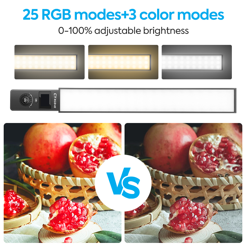 LED Video Lights Long Strip RG – Photography Lighting Youtube recenzja i cena