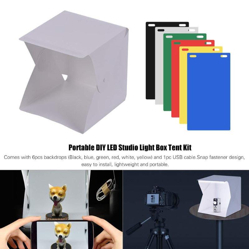 【C】Portable LED Photo Studio L – Photography Lighting Case recenzja i cena