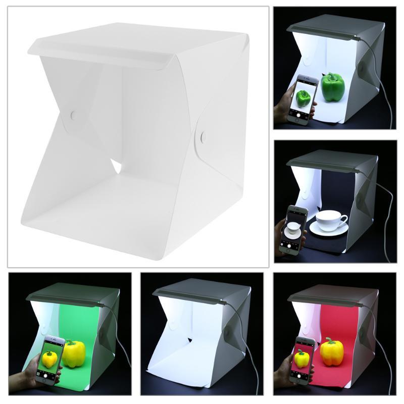 【C】Portable LED Photo Studio L – Photography Lighting Case recenzja i cena