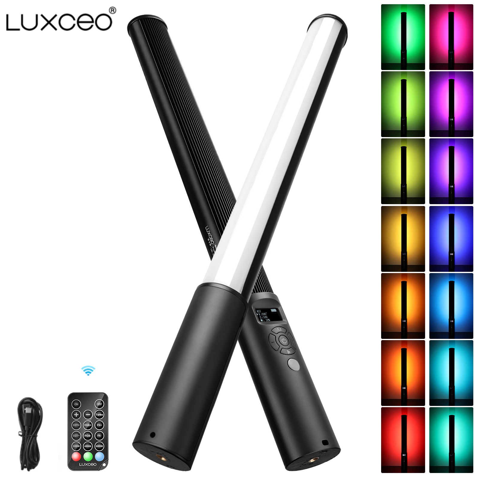 LUXCEO P400 Light Tube Handhel – Photography Lighting Youtube recenzja i cena
