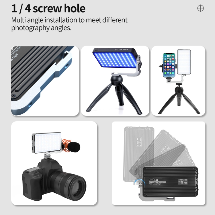 Pixel G3 Flat Panel RGB Fill L – Photography Lighting Lamp recenzja i cena