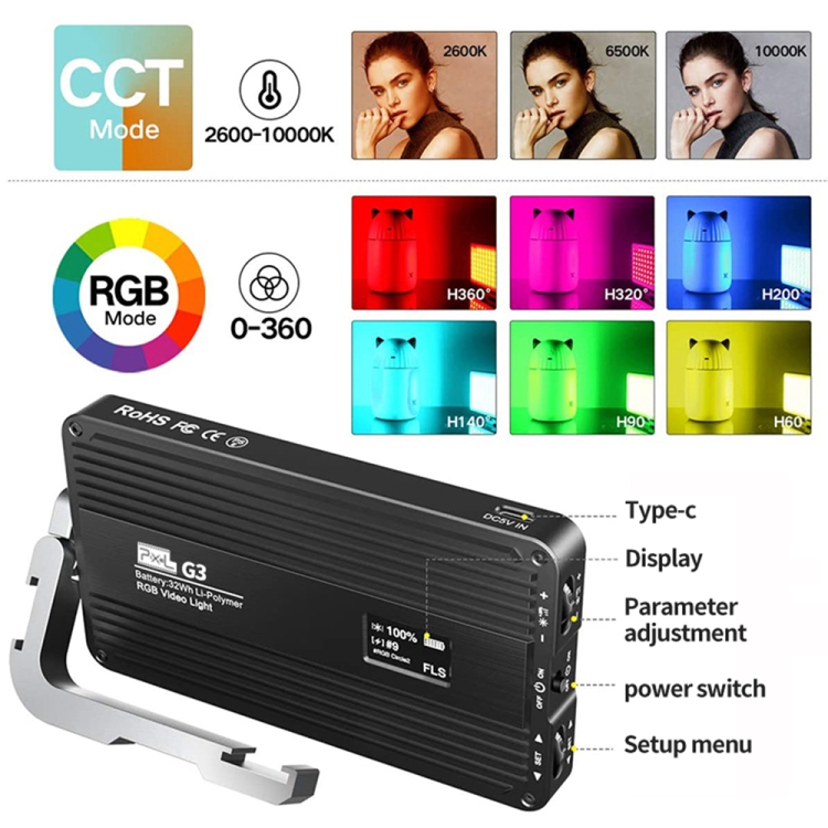 Pixel G3 Flat Panel RGB Fill L – Photography Lighting Lamp recenzja i cena