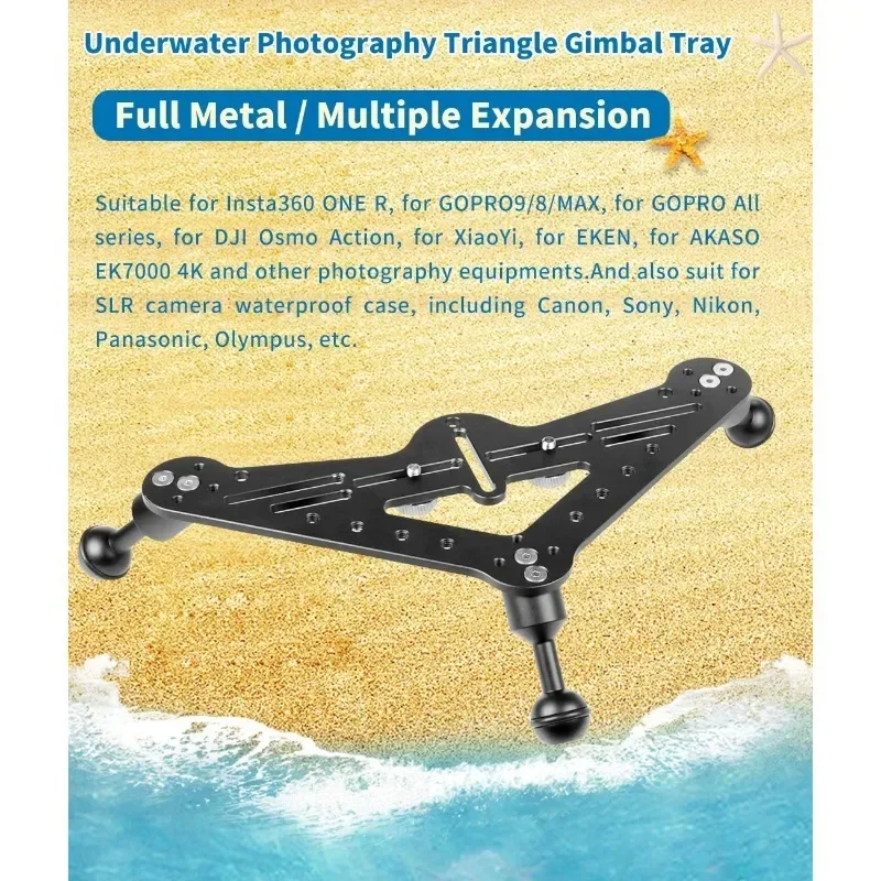 Diving Tray Rig Video Triangul – Photography Lighting Rig recenzja i cena