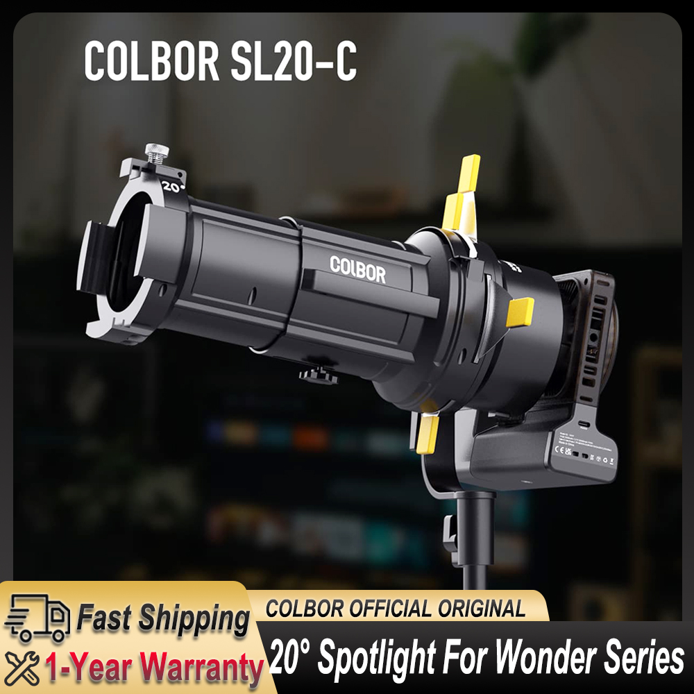 COLBOR SL20-C LED Spotlight Li – Photography Lighting Modifiers recenzja i cena