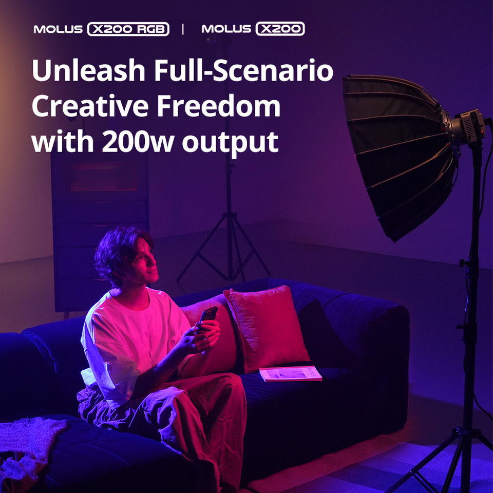 ZHIYUN MOLUS X200 RGB X200 Mas – Photography Lighting Youtube recenzja i cena