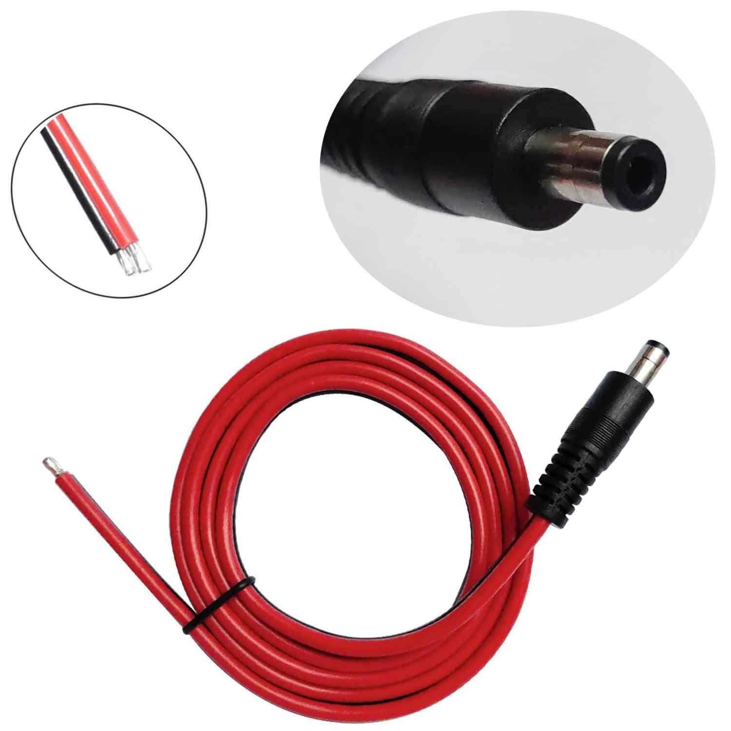 1pcs 14AWG DC Power Supply 5.5 – Photography Led Lighting Kit recenzja i cena