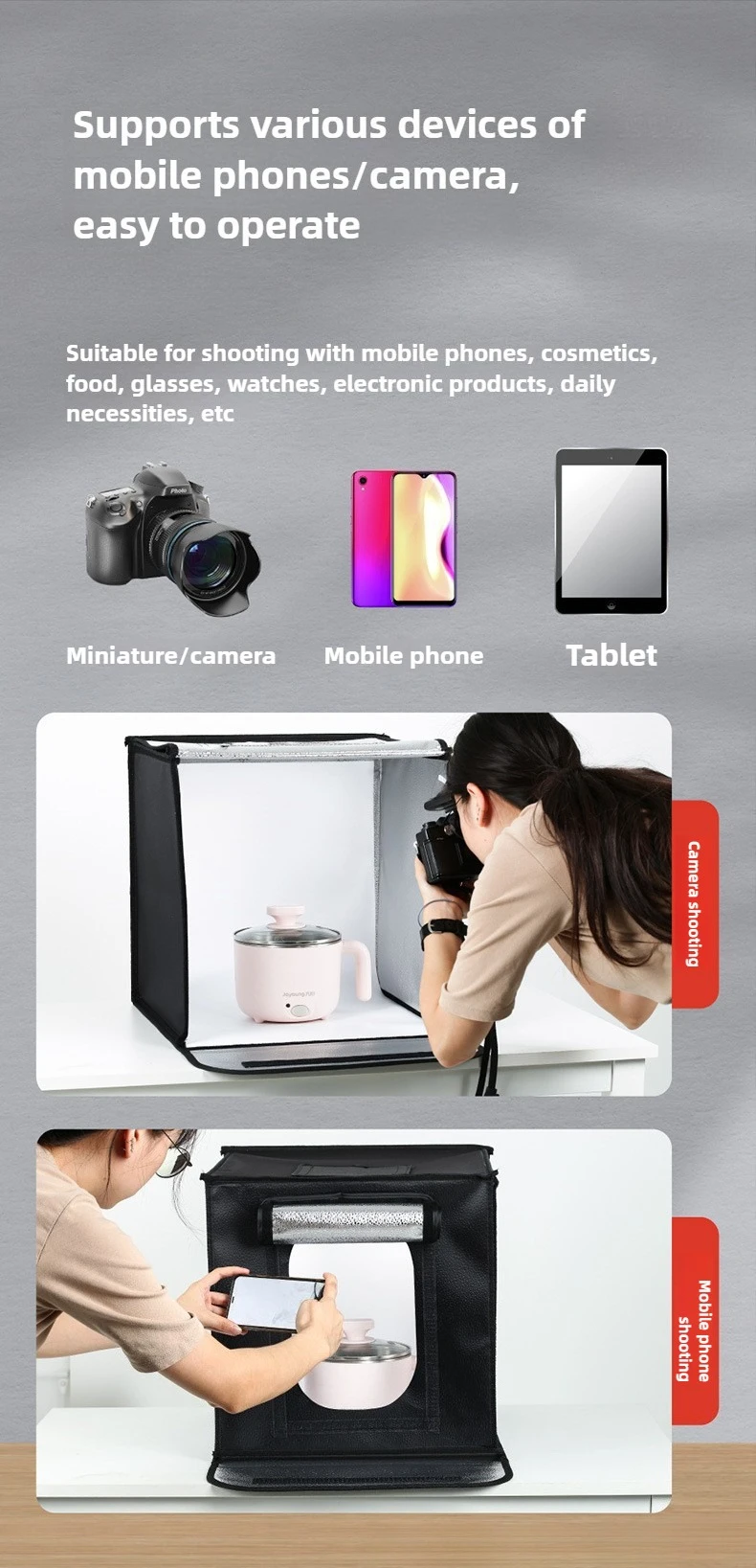 40cm Photography LED Studio Li – Photography Led Lighting Kit recenzja i cena
