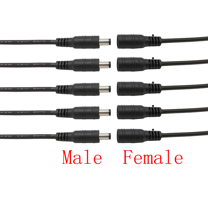 5Pcs 5.5x2.1mm DC Power Cable  – Photography Led Lighting Kit recenzja i cena