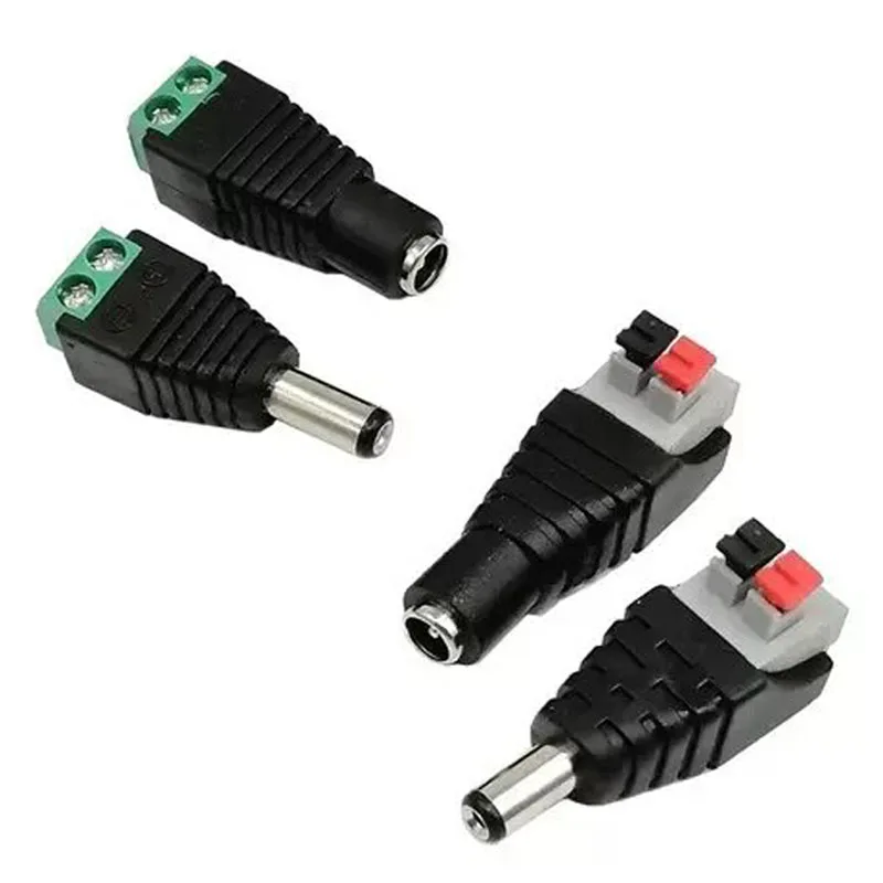 Female and Male DC Connectors  – Photography Led Lighting Kit recenzja i cena