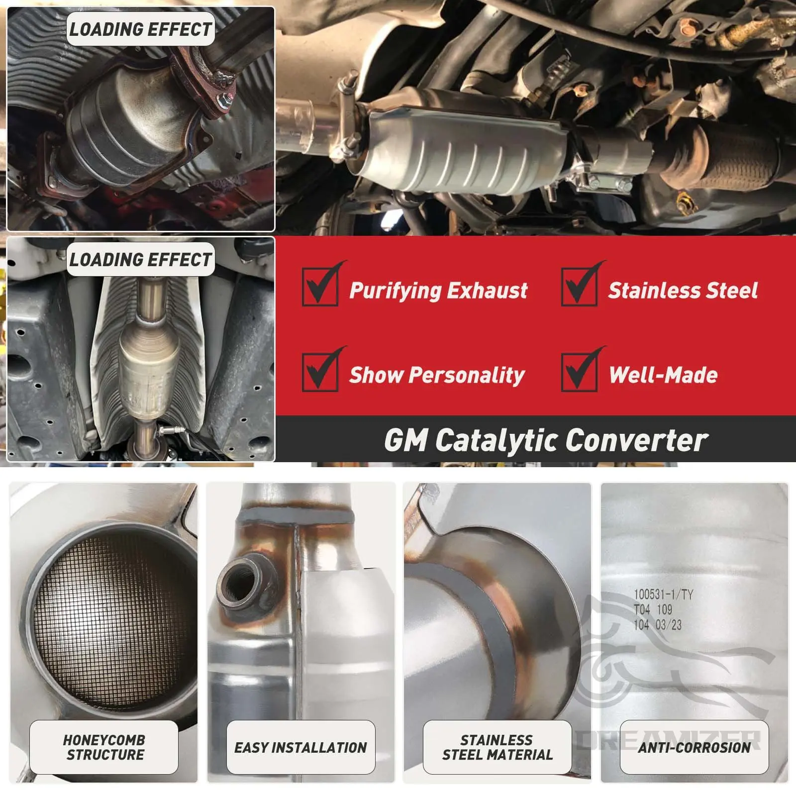 Three-Way Catalytic Converter  – Honeycomb Grid Filter recenzja i cena