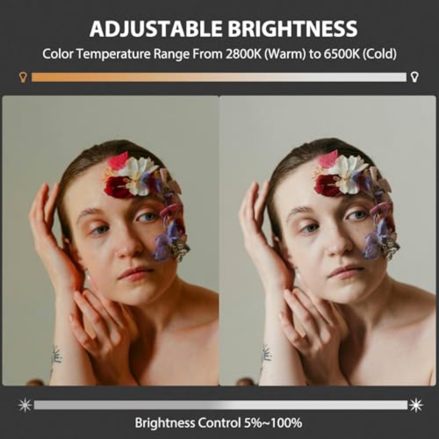 60W COB LED Video Light Handhe – Photography Lighting For Studio recenzja i cena