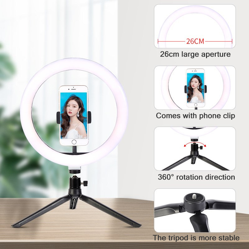 26cm 10 inch Led Ring Selfie L – Photography Led Lighting Kit recenzja i cena