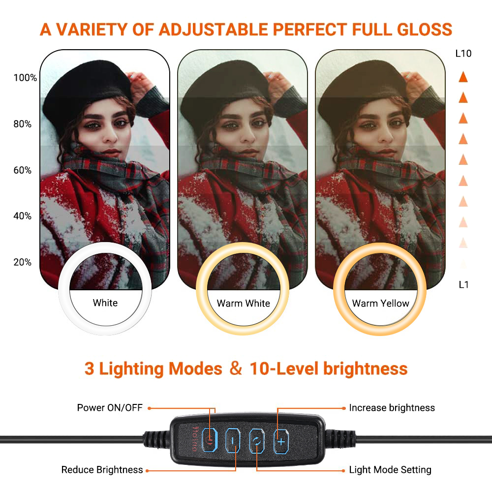 26cm 10 inch Led Ring Selfie L – Photography Led Lighting Kit recenzja i cena