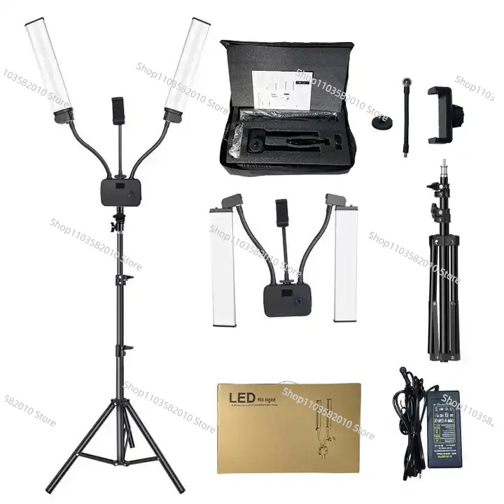 Foldable double arm filling li – Photography Lighting Youtube recenzja i cena