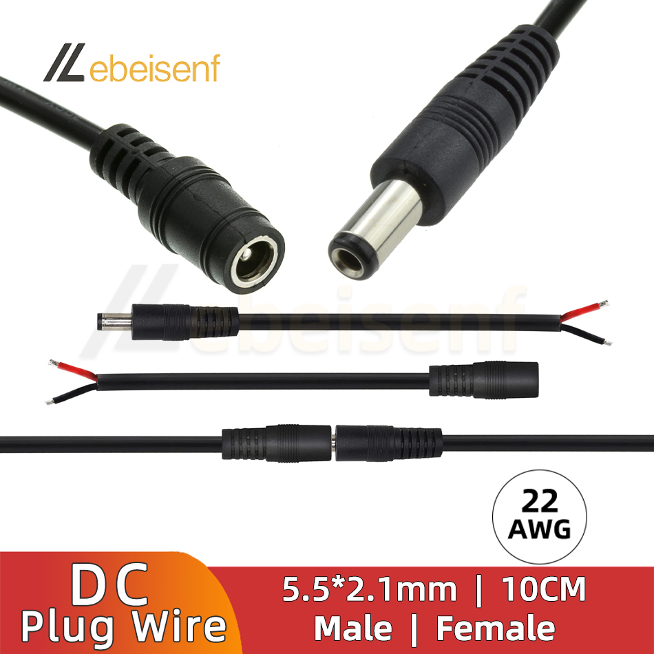 5/10 Pcs 5.5x2.1 Plug DC Male  – Photography Led Lighting Kit recenzja i cena