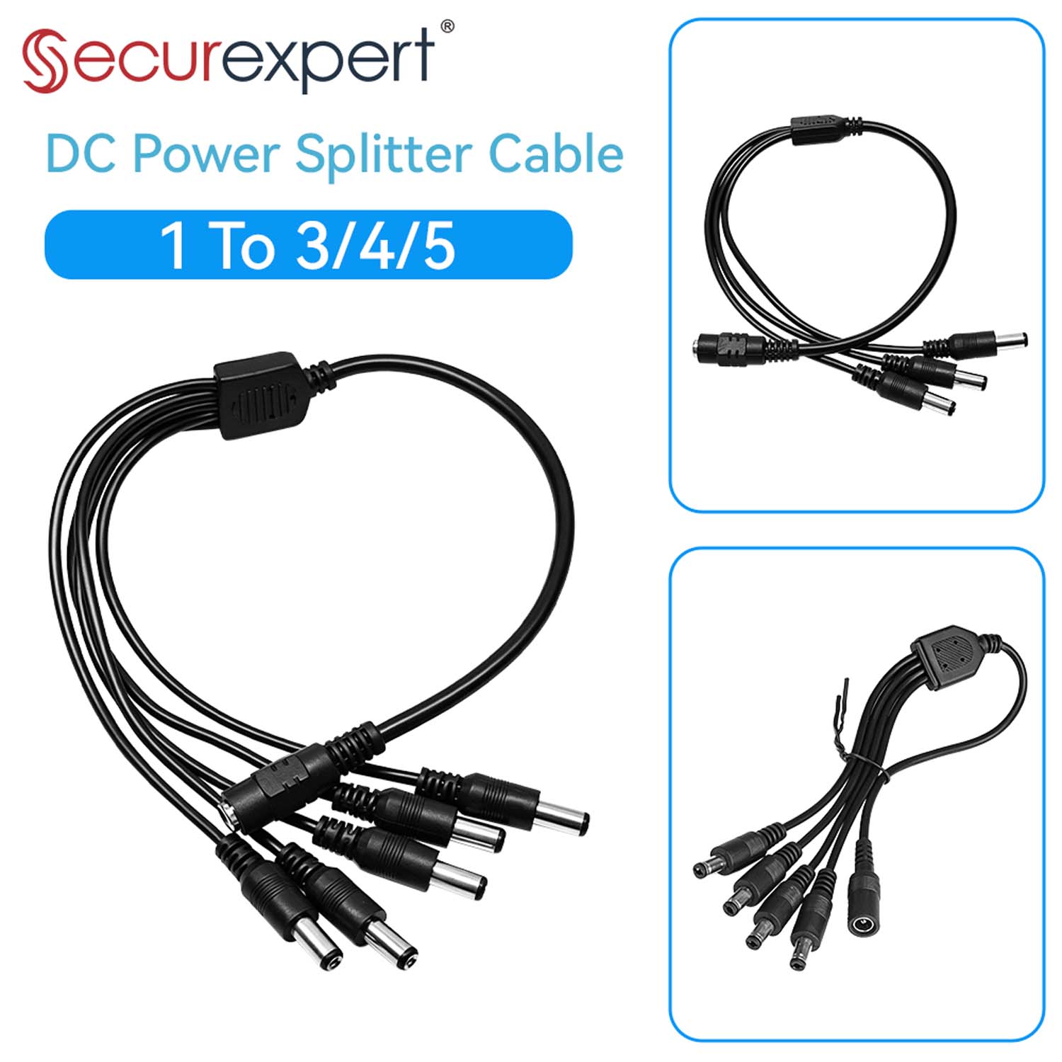 5.5x2.1mm 1 to 3/4/5 Way DC Po – Photography Led Lighting Kit recenzja i cena