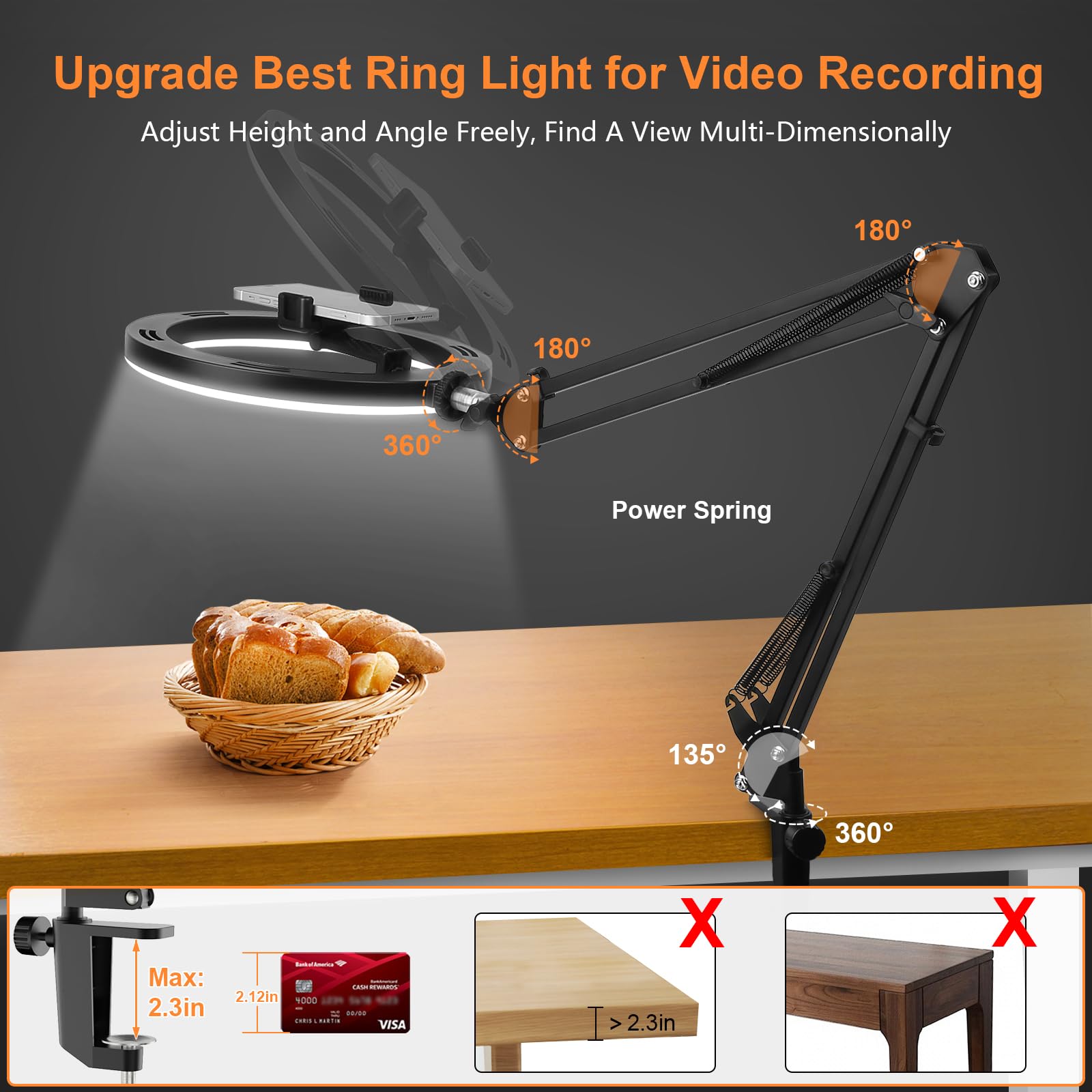 Nice Overhead Tripod With Ring – Photography Lighting Led recenzja i cena