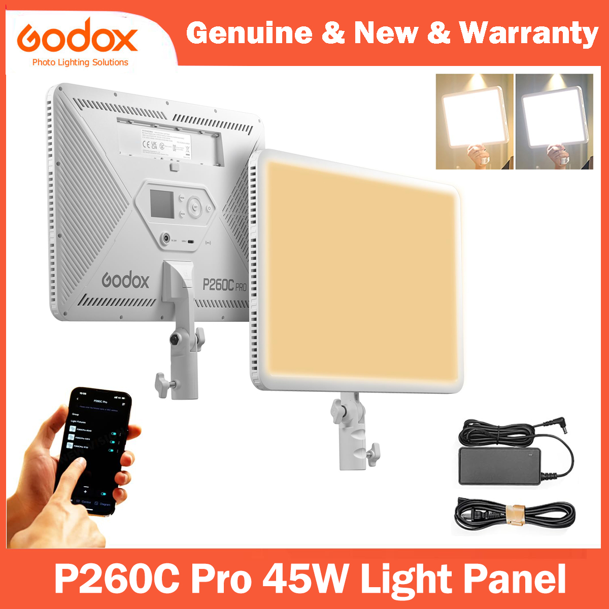 Godox P260C Pro LED Video Ligh – Photography Lighting Youtube recenzja i cena