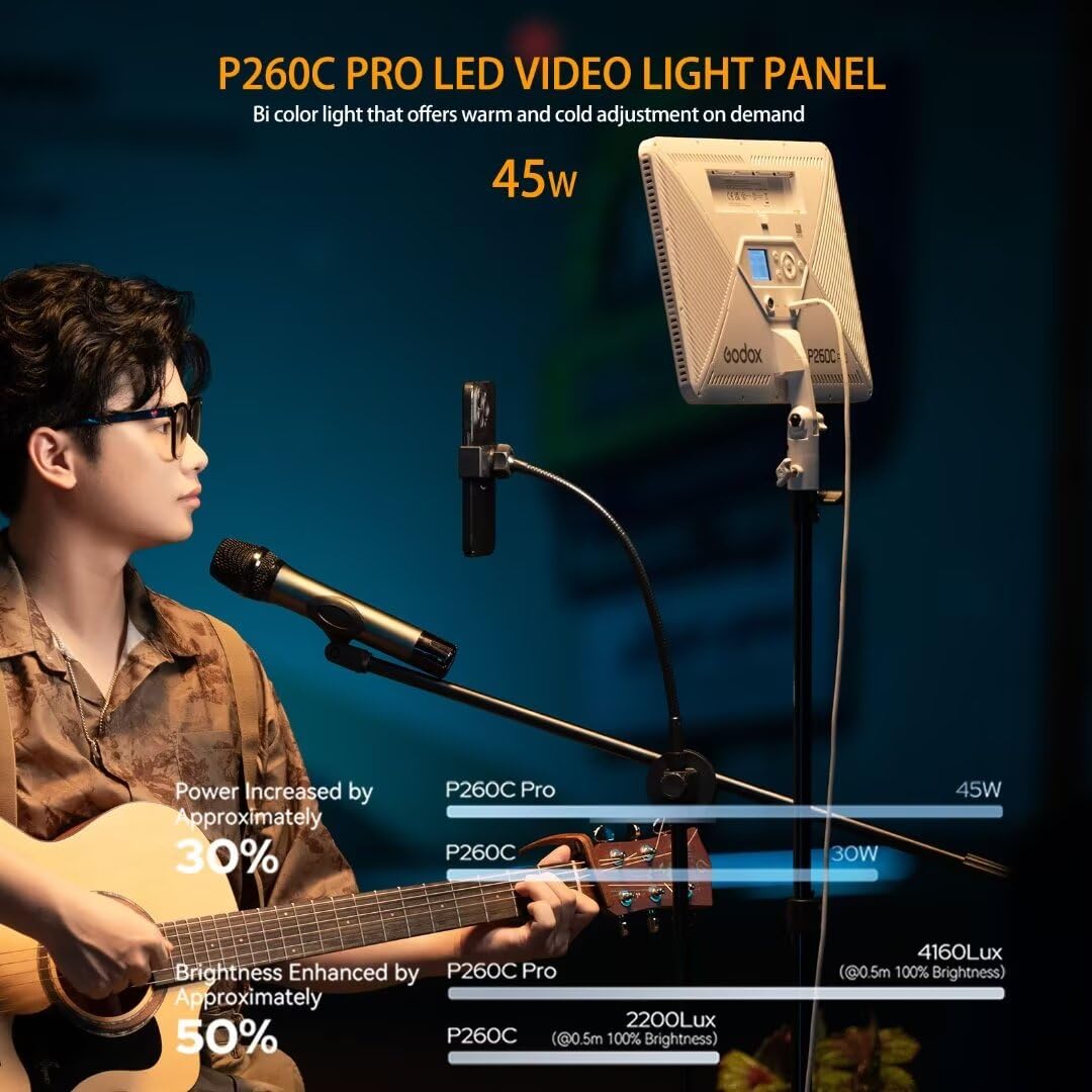 Godox P260C Pro LED Video Ligh – Photography Lighting Youtube recenzja i cena
