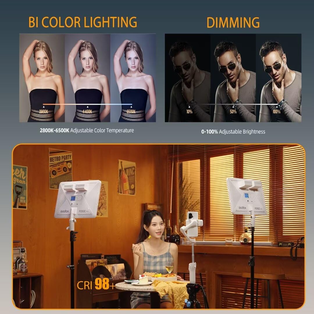 Godox P260C Pro LED Video Ligh – Photography Lighting Youtube recenzja i cena