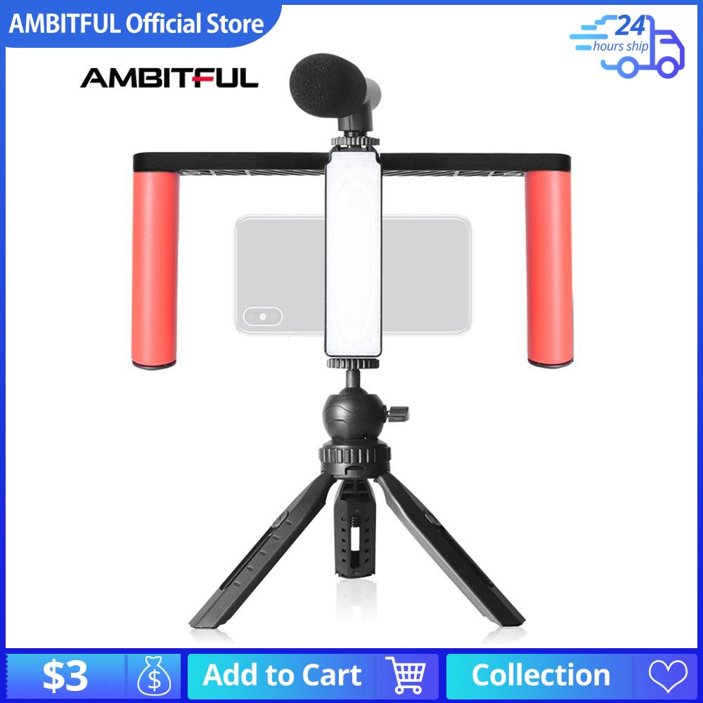 Smartphone Video Rig Hand Grip – Photography Lighting Rig recenzja i cena