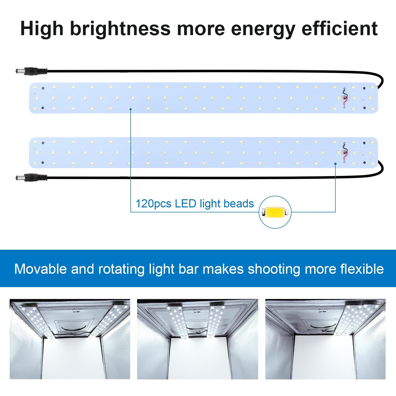 PULUZ 60cm Photo Studio Light  – Photography Led Lighting Kit recenzja i cena