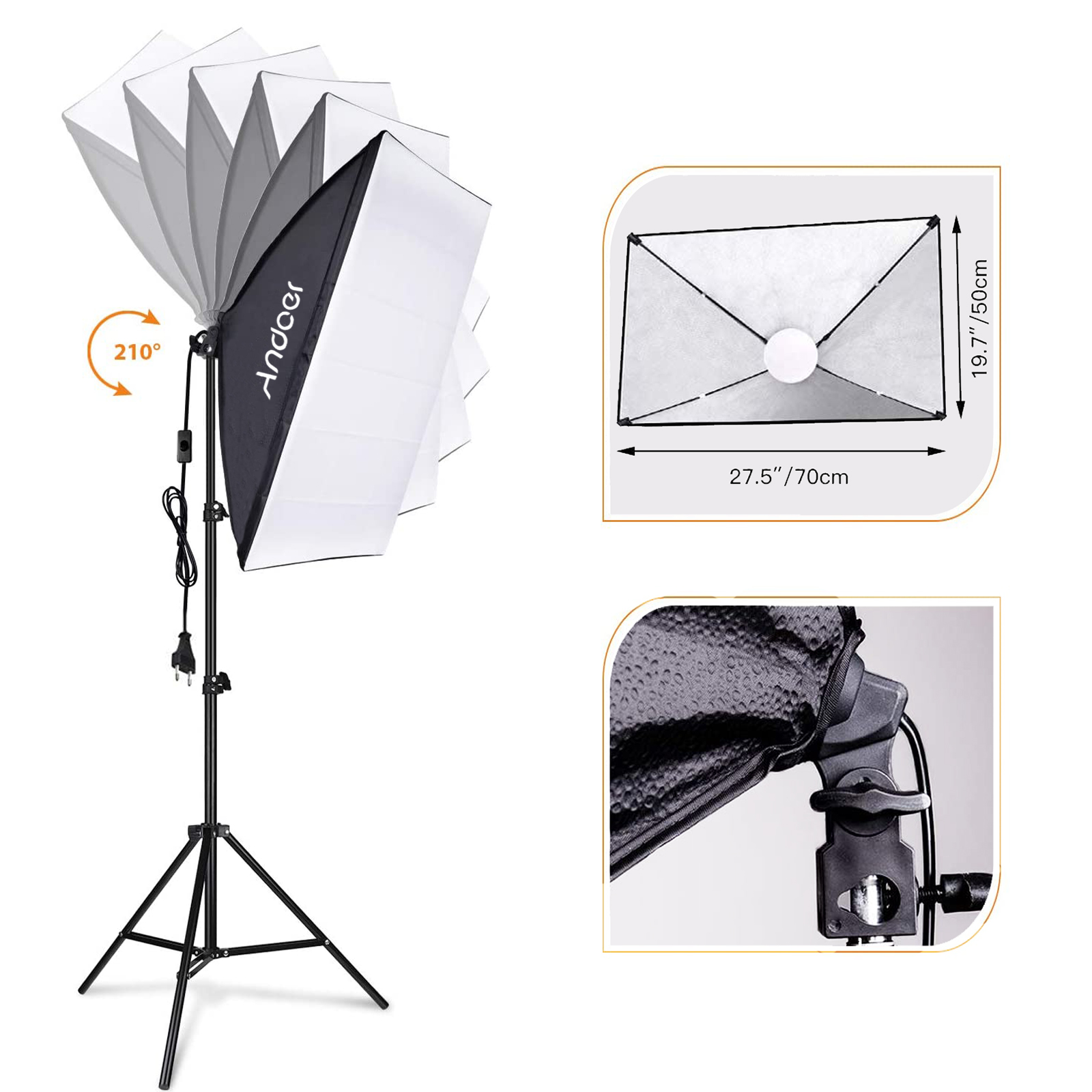 Andoer Studio Photography Ligh – Photography Led Lighting Kit recenzja i cena