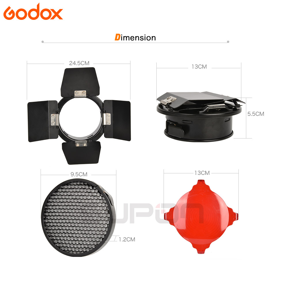 Godox BD-03 Barn Door With Hon – Honeycomb Grid Filter recenzja i cena