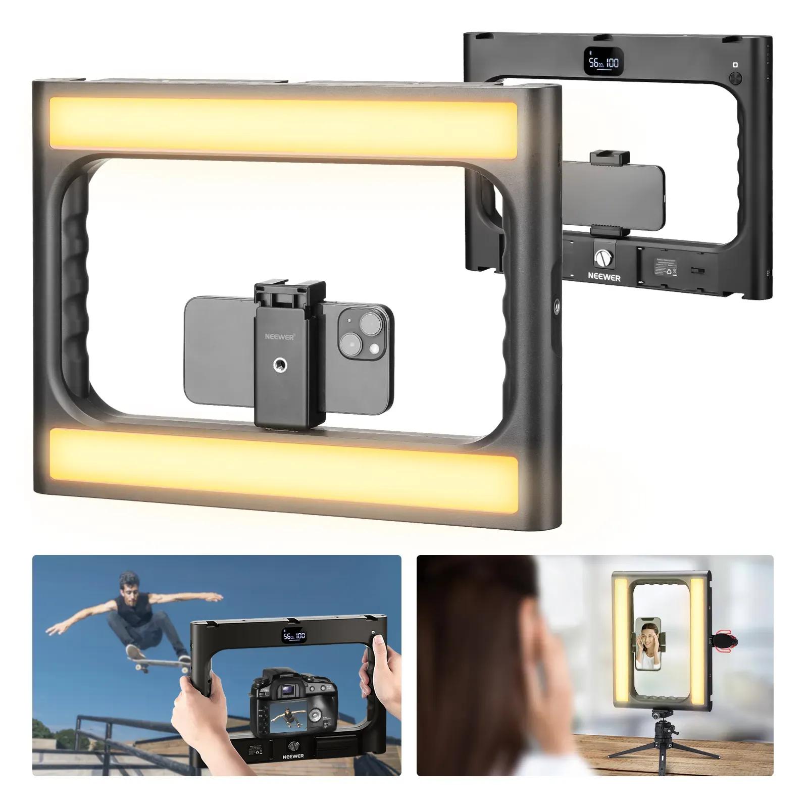 NEEWER A111 II Smartphone Vide – Photography Lighting Rig recenzja i cena