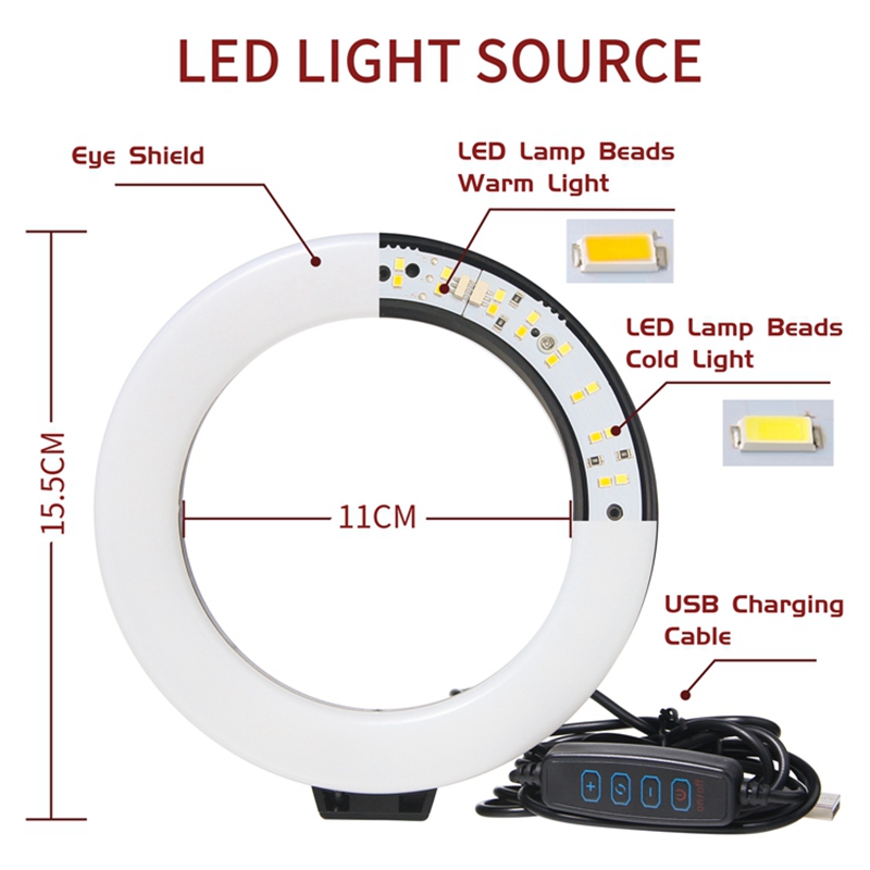 16CM Dimmable Ring Light Led S – Photography Lighting Youtube recenzja i cena
