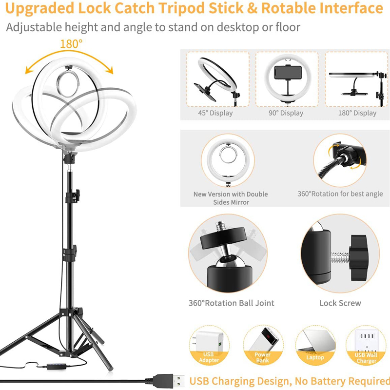 16cm 26cm 33cm LED Ring Lights – Photography Lighting Youtube recenzja i cena